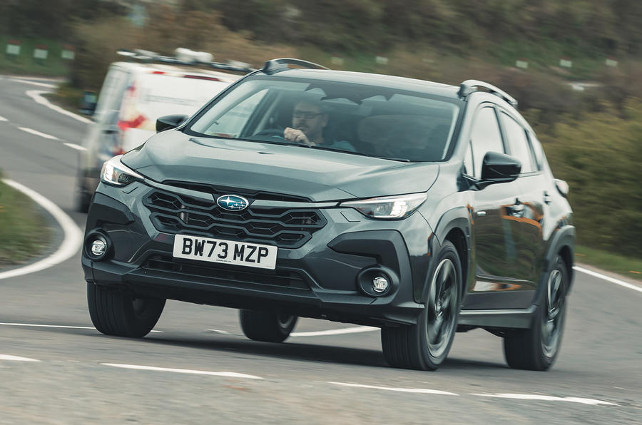 Subaru Crosstrek front cornering 2