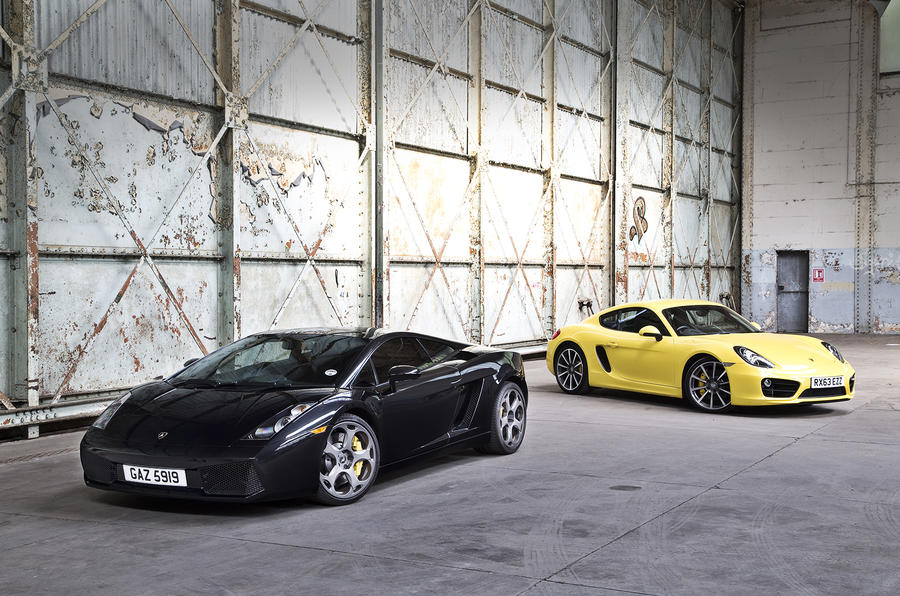 New versus used: Porsche Cayman S or Lamborghini Gallardo