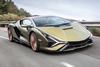 1 lamborghini sian 2021 uk first drive review hero front