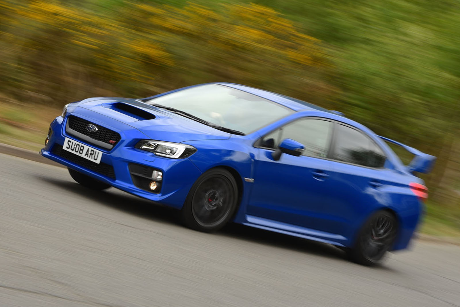 Subaru WRX STI cornering