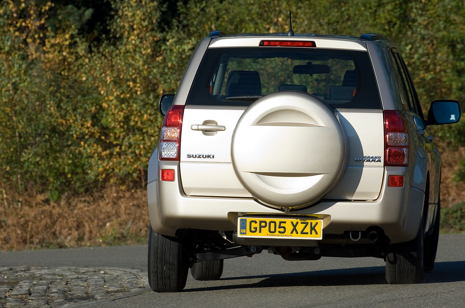 Suzuki Grand Vitara rear cornering