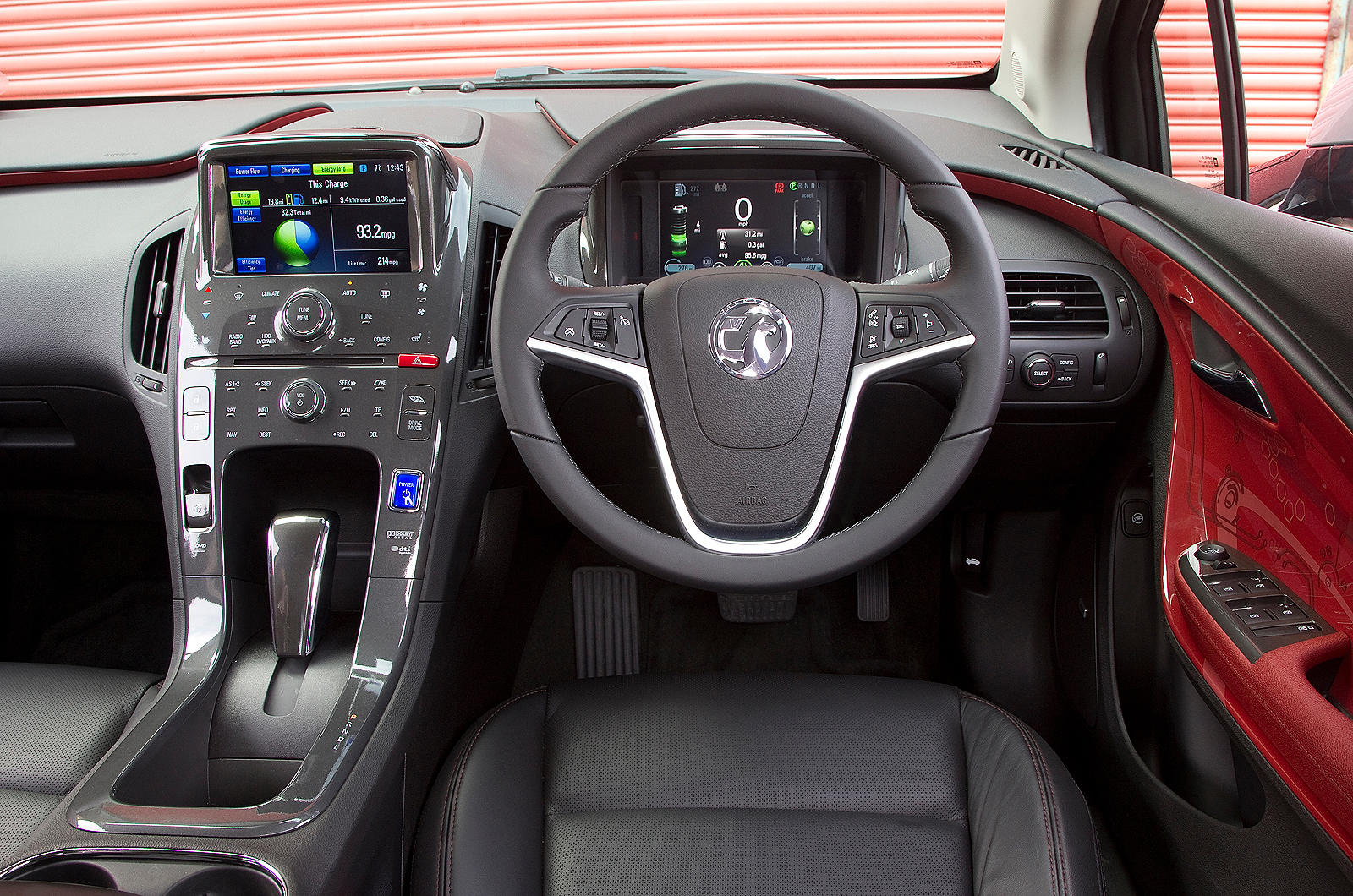 Vauxhall Ampera dashboard