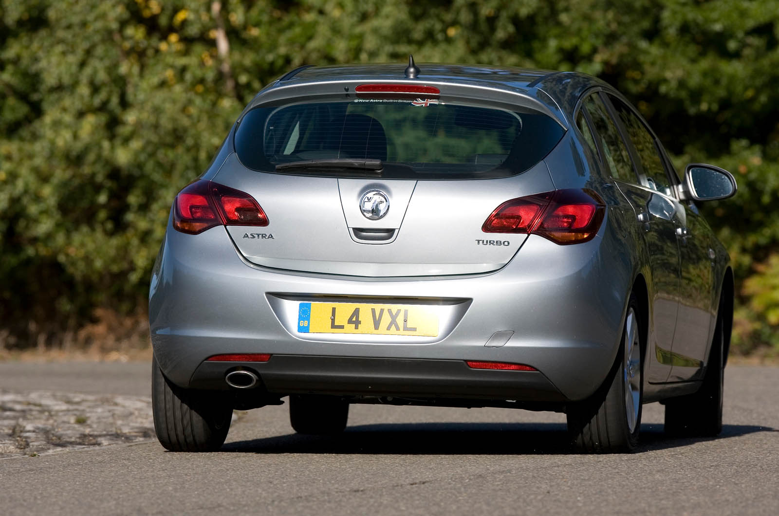 Vauxhall Astra rear cornering