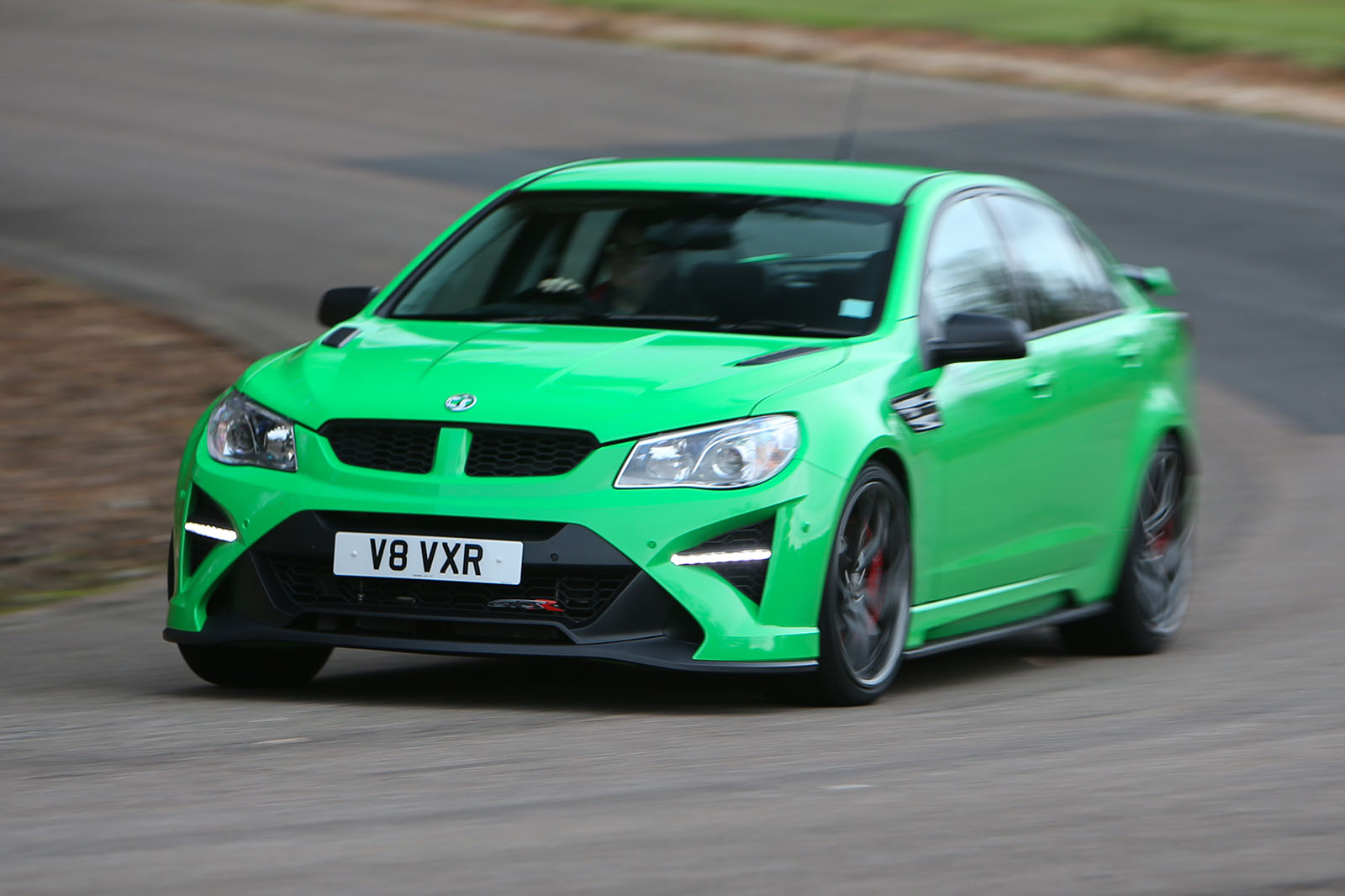 Vauxhall VXR8 GTS-R cornering