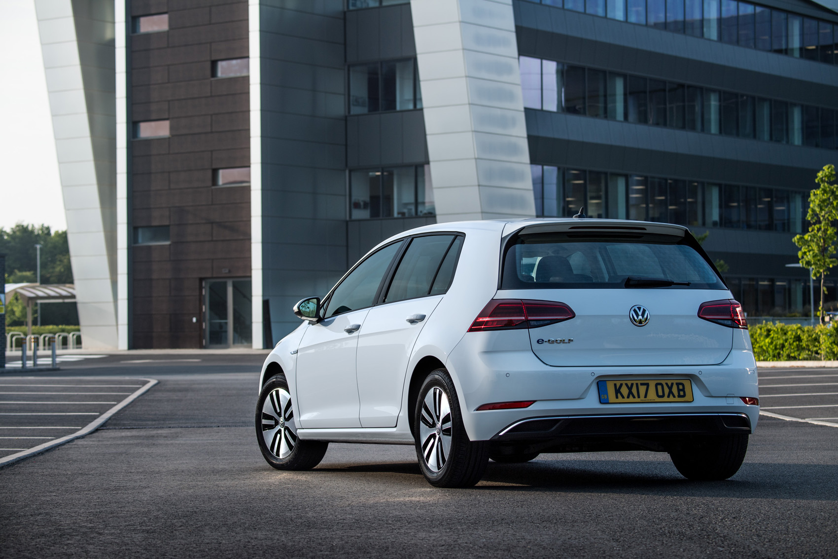 Volkswagen e-Golf rear quarter